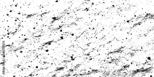 Abstract grunge black and white distressed texture background. Dirty or dust film grain speck grit grunge overlay on Vector distressed texture with grunge of black and white background.