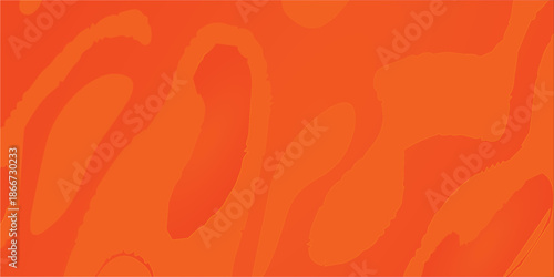 Abstract orange background with flowing organic shapes and warm color palette.