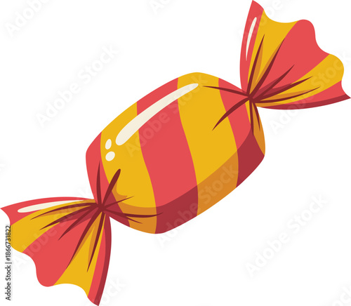 V supplies coordin pri coordin clo Page sour Page Brightly Wrapped Candy Vector Graphic Illustration for Web Design