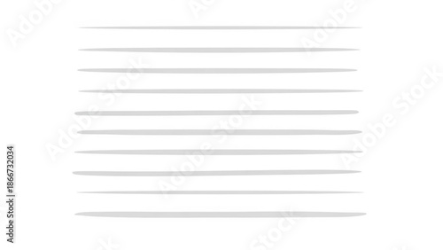 A detailed illustration of multiple gray horizontal lines on a white background creating a pattern with design