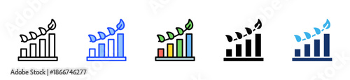 Esg Investment Icon Collection With Multiple Styles