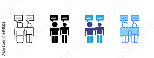 Persuasion  icon set multiple style collection