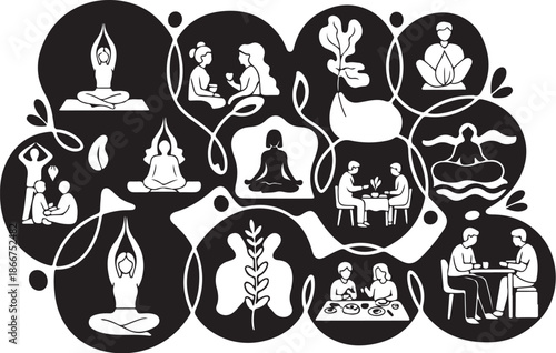 Mindfulness and Meditation Concepts in Nature and Daily Life