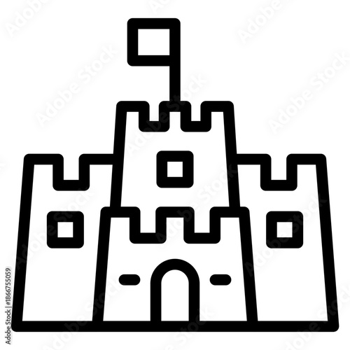 sand castle Icon