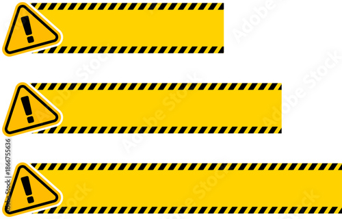 警告用の見出し・動画テロップ用フレームセット（Title Frame for Video Captions and Headings）
