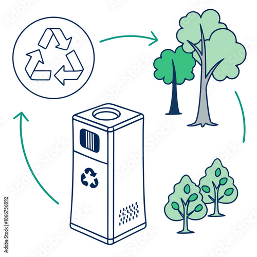 Recycling process for environmental conservation