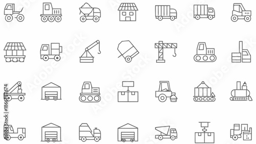 Set of vector house icons for web and business design