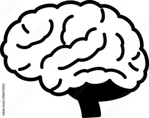 脳のアイコン。（Brain icon.）
