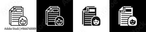Regulatory Inspection Line N Glyph Icon Style In White And Background