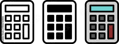電卓のアイコン。（Calculator icon.）
