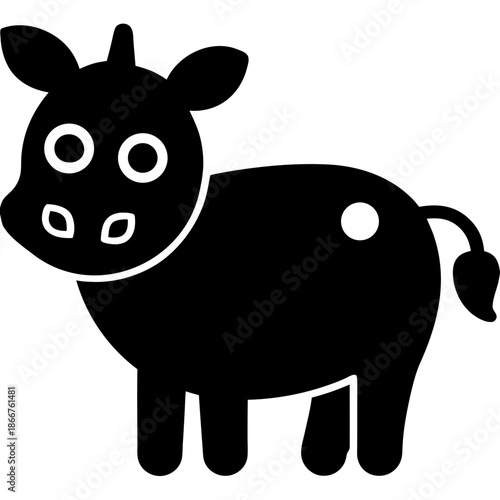 Cow isolated on white background Vector