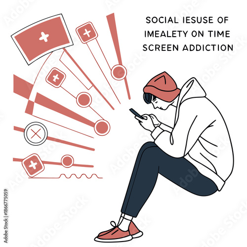 Social iesuse of imeality on time screen addiction