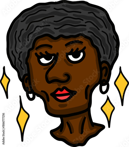 Black Sigma Women Look Cool