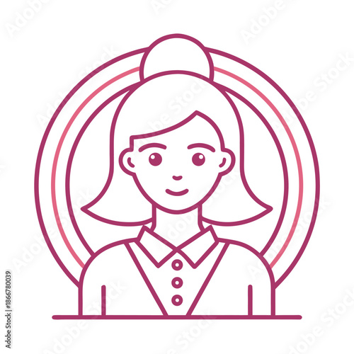 little girl with a gift