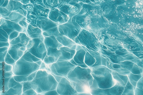 Close-up of water's surface, reflecting sunlight creating intricate patterns and texture