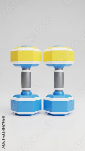 3D Dumbbells for Fitness and Exercise