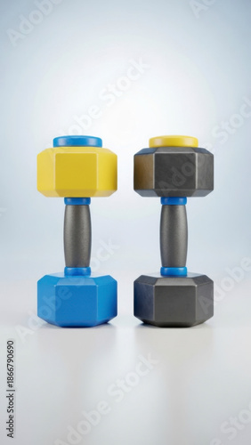 3D Dumbbells for Fitness and Exercise