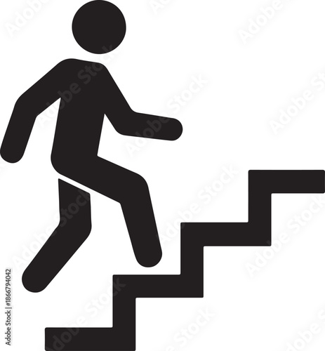 A playful black cat arches its back above a fence in a doodle style