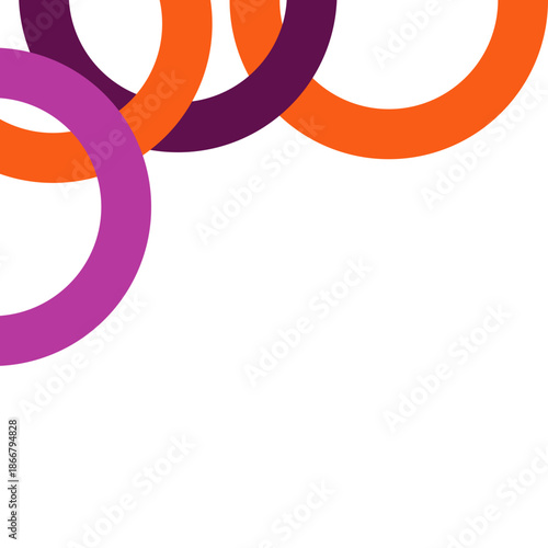 Business Geometric Corner Illustration