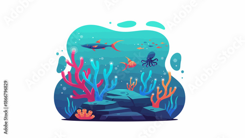 Family Gathering Around the Dinner Table Vector Illustration