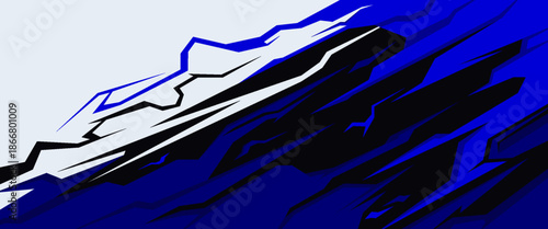 car livery graphic vector with exclusive colors. abstract grunge background design for vehicle vinyl wrap and sports car, racing car, jersey, and banner