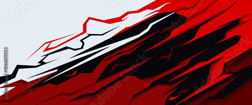 car livery graphic vector with exclusive colors. abstract grunge background design for vehicle vinyl wrap and sports car, racing car, jersey, and banner