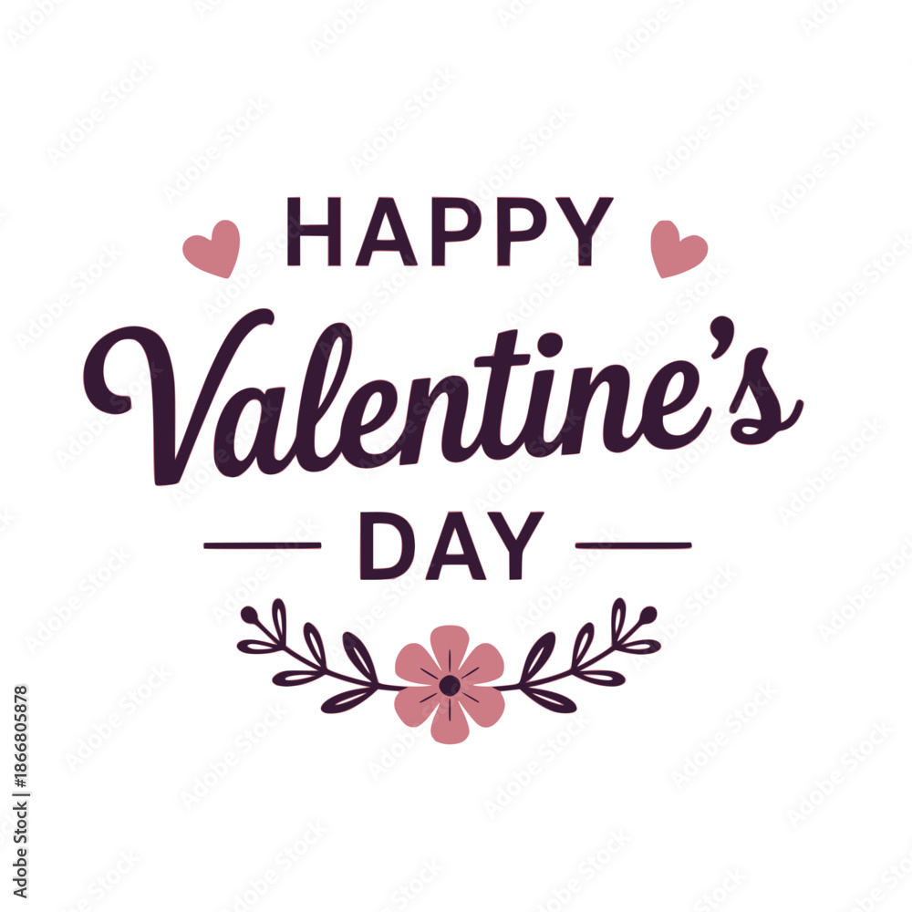 Fototapeta premium Happy Valentine's Day. Nostalgic Love Letter. Mail, letter or stationery theme. Vintage style postcard. Transparent background SVG version.