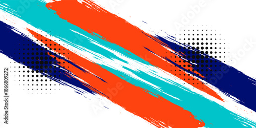 Colorful silhouette style design, grunge. Design concept to celebrate national sports day of badminton and basketball. Sports