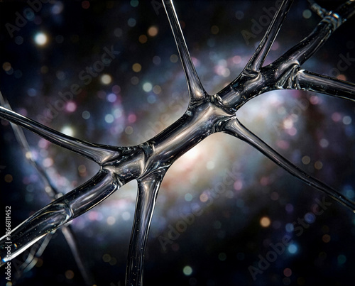 Macro Visualization of Dark Matter Connecting Galaxies