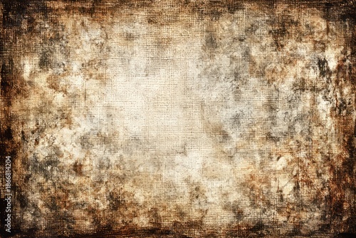 Wallpaper Mural Grungy distressed burlap texture background with aged vintage canvas feel, ideal for rustic branding, organic food packaging, and vintage-themed web design Torontodigital.ca