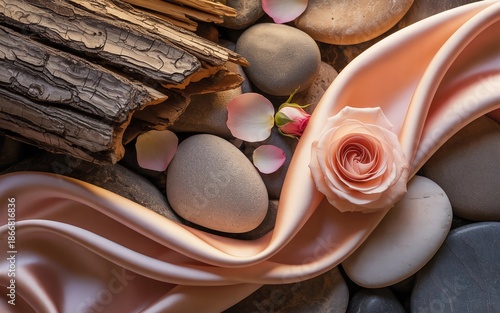 Wallpaper Mural sea shells and stones Torontodigital.ca