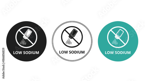 Low sodium diet symbols - SVG and PNG icons - Vector Icons and Stickers - PNG, SVG, EPS - Glyph and solid icon set - Icon vector - Flat Design Icon - line icon set