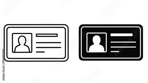 Two business cards - SVG and PNG icons - Vector Icons and Stickers - PNG, SVG, EPS - Glyph and solid icon set - Icon vector - Flat Design Icon - line icon set