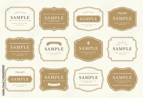 洋風のフレームセット