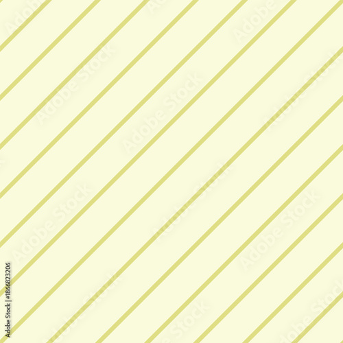 Seamless soft yellow diagonal stripe pattern on ivory background. Clean light geometric vector design for branding, packaging, textiles, web backgrounds, and print use.
