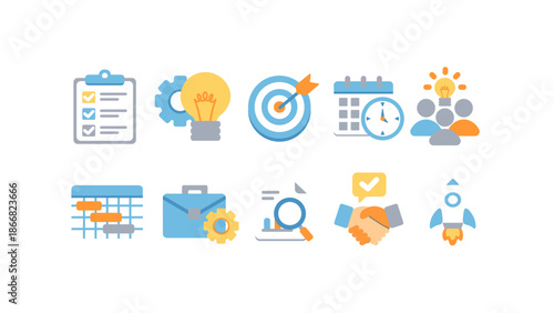 Project Management Icon Set