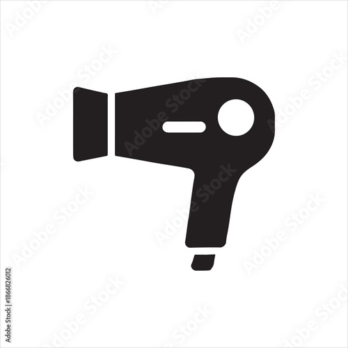 hair dryer silhouette icon