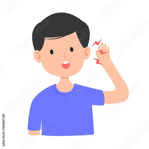 Streptococcus suis infection concept. vector Illustration