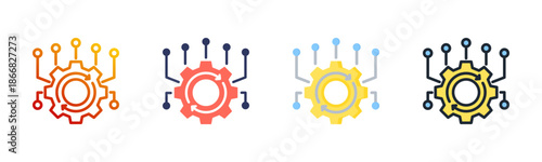 Autonomous Multi Style Icon Set