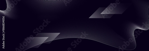 Abstract dark purple gradient background with diagonal geometric shape and line