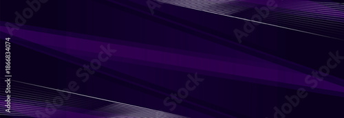 Abstract dark purple gradient background with diagonal geometric shape and line