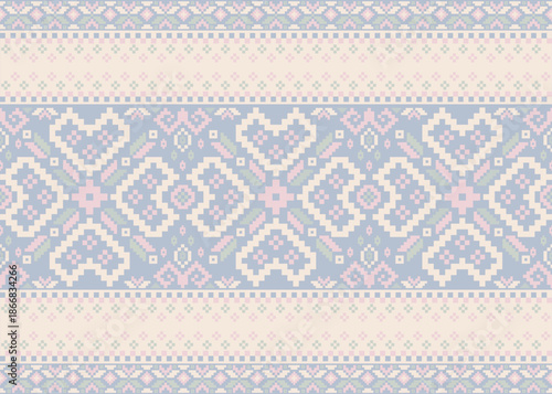 beautiful pixel tribal pattern inspired by each native pixel fabric like wayuu African native American southeast Asian traditional textile Thai silk pattern Aborigine Australian and Columbian fabric