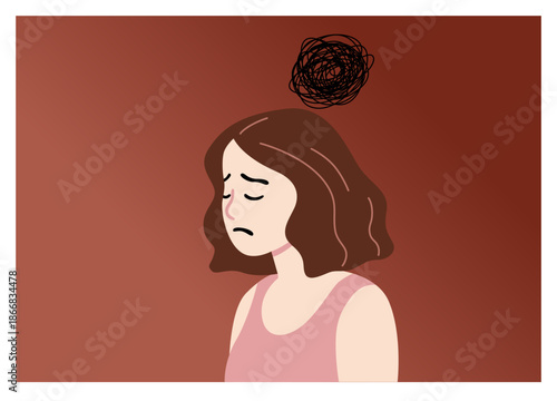 depressive symptoms: confused moment,  full stress, thinking all of things, don’t relax 