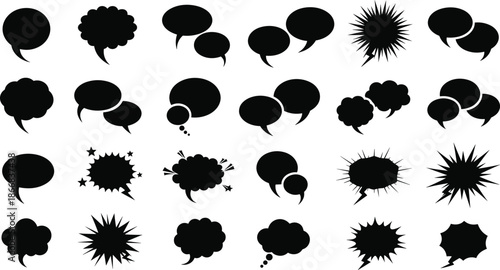 Set of financial growth chart icons, business profit bar graphs, rising arrow silhouettes, stock market data visualization symbols, and economic,