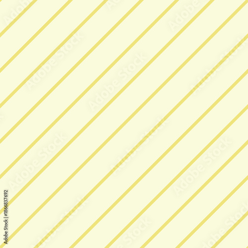 Seamless lemon yellow diagonal stripe pattern on ivory background. Clean bright geometric vector design for branding, packaging, textiles, web backgrounds, and print use.