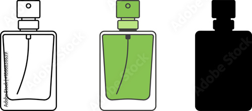 Luxury perfume spray bottle for fragrance and beauty products