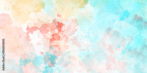 Canvas Print seamless watercolor paper texture A serene watercolor background overlay featuri