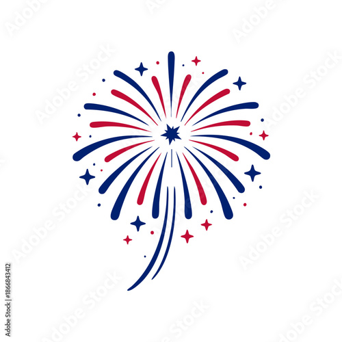 Premium vector fireworks icons with smooth curved radial bursts, flat graphic style, high contrast, symmetric design, isolated on clean white background, trace-ready for scalable use.
