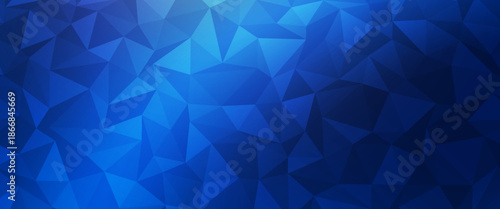 Dark BLUE vector abstract polygonal pattern. Creative geometric illustration in Origami style with gradient. Brand-new design for your business.