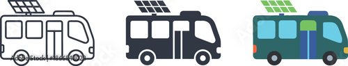 Solar bus icon